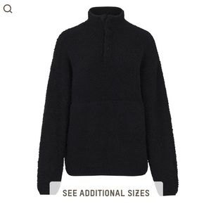 SKIMS Cozy Knit Pullover- Black